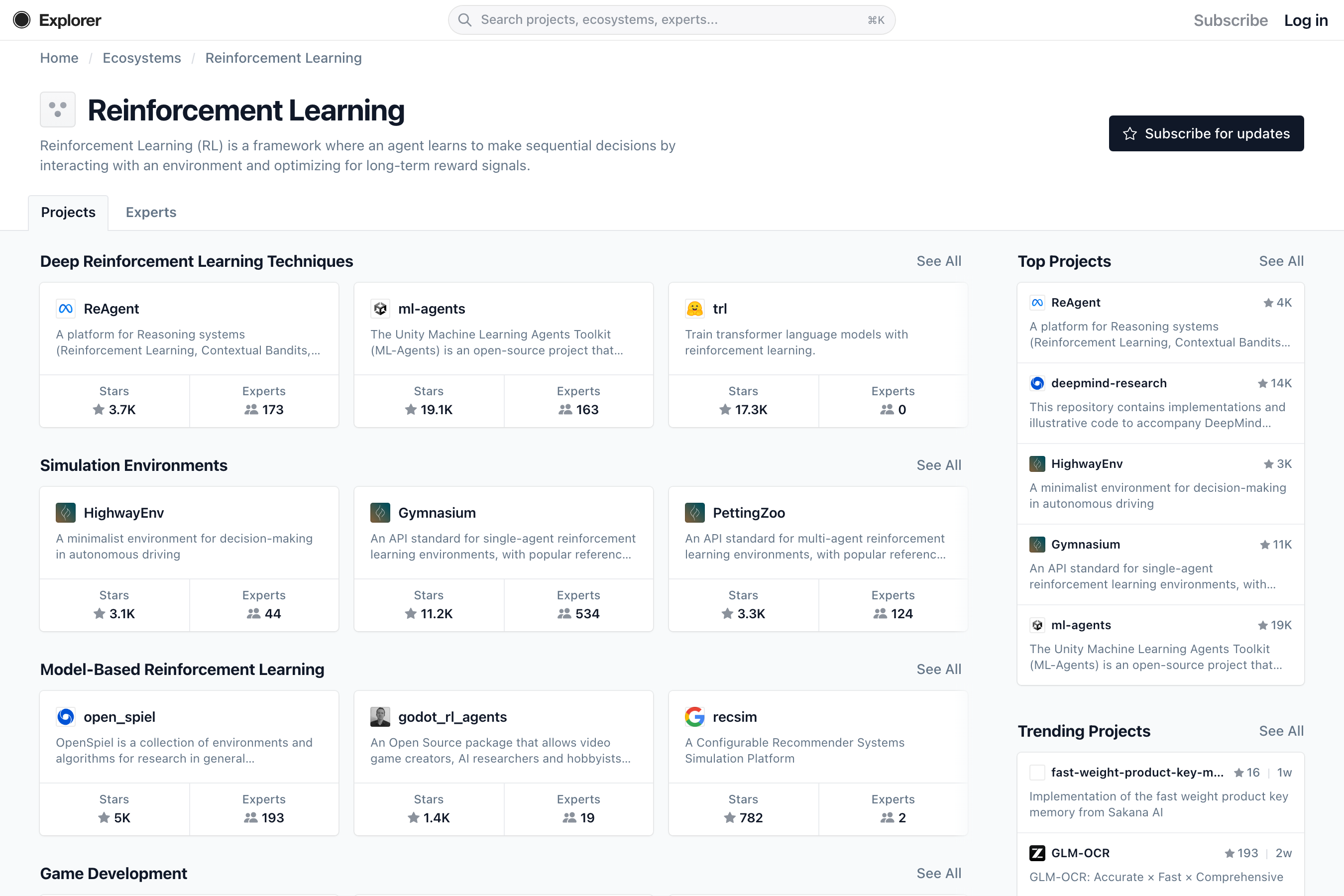 Ecosystem, Topic category
